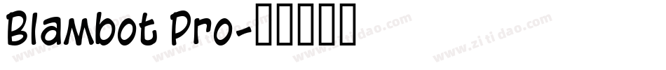 Blambot Pro字体转换